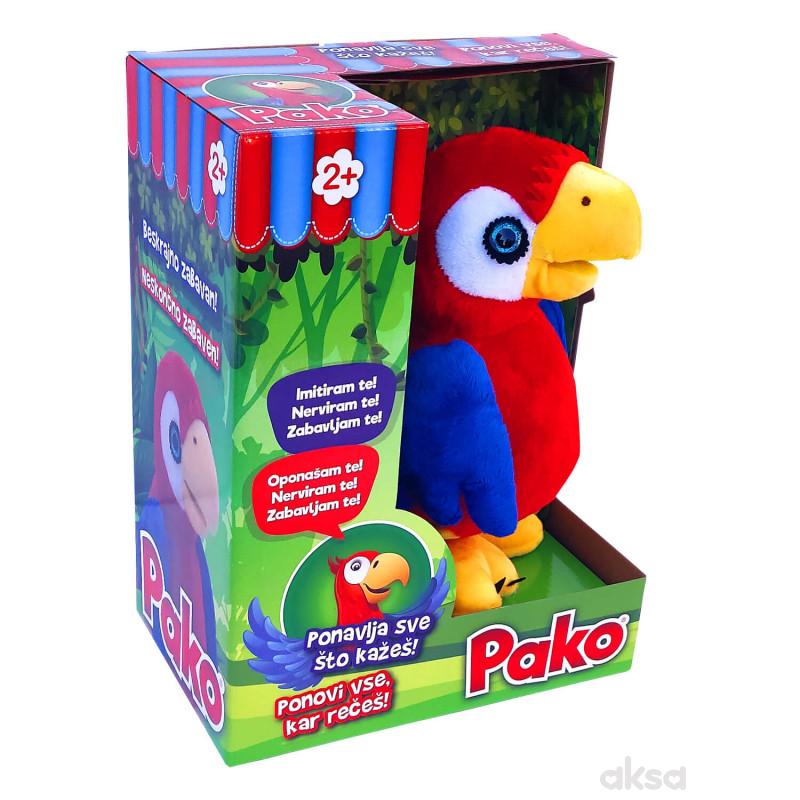 Interaktivni pliš - Brbljivi papagaj Pako