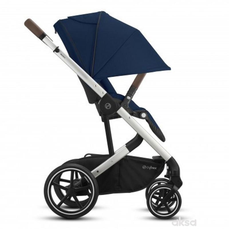 Cybex kolica Balios S Lux, NavyBlue(sivi ram)