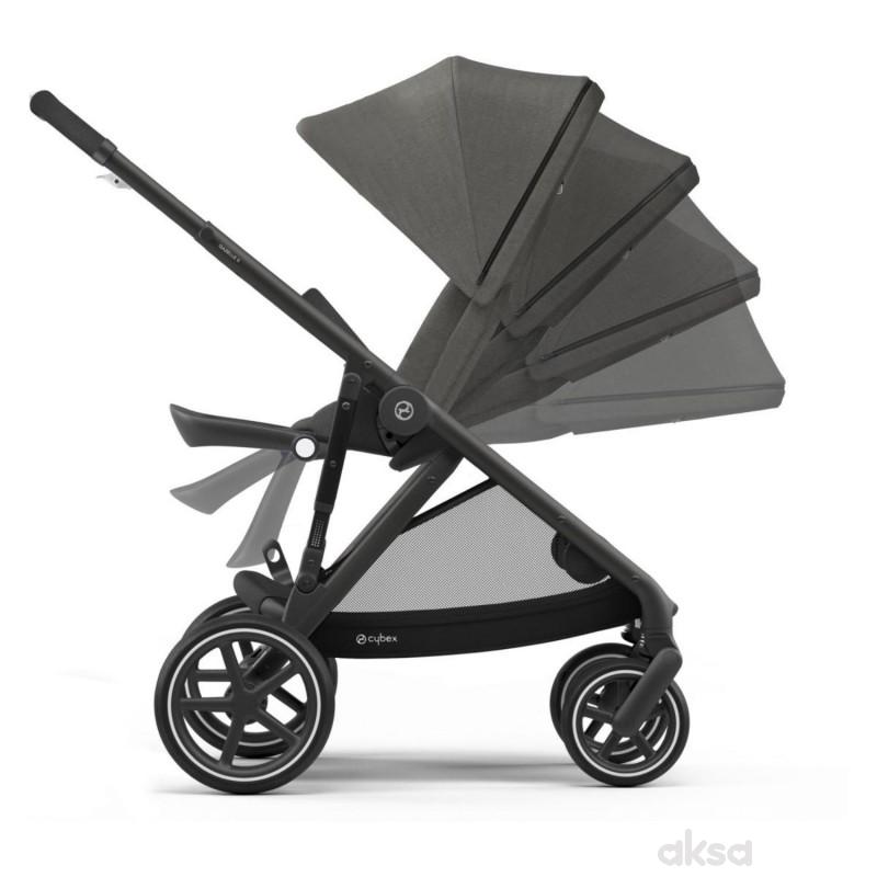 Cybex kolica Gazelle, Soho Grey(crni ram) 