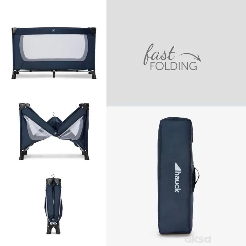 Hauck prenosivi krevetac Dream n play Plus, Navy