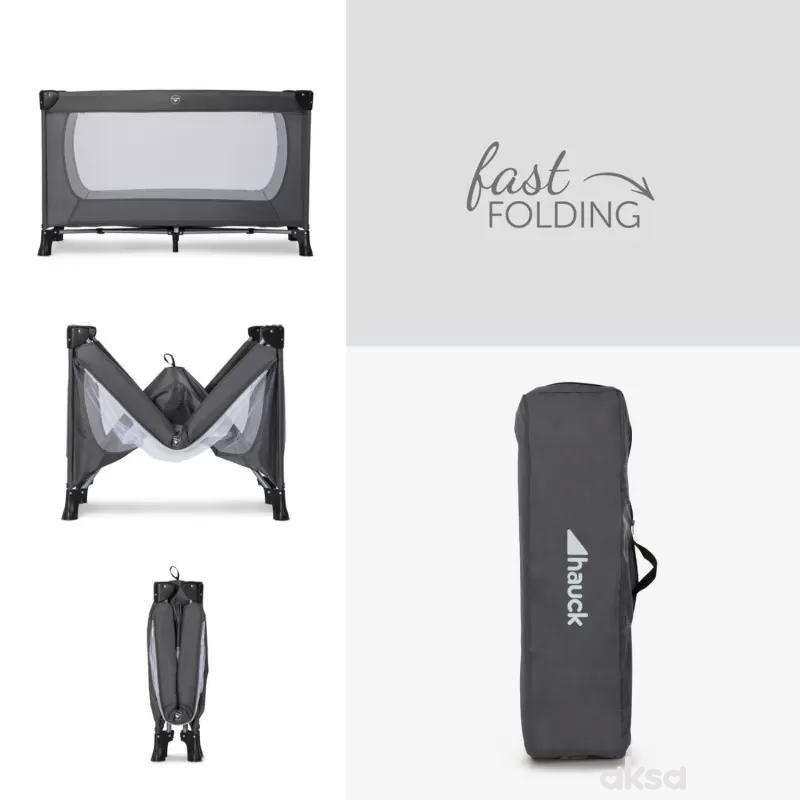 Hauck prenosivi krevetac Dream n play Plus, Grey