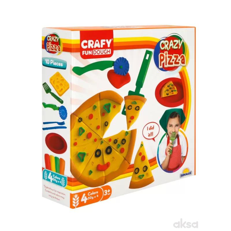 Sunman set CRAZY PIZZA 10 kom (4 boje/6 dodataka)