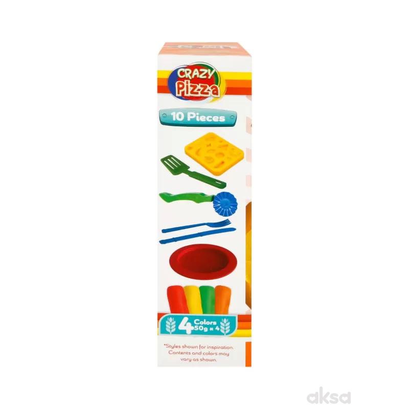 Sunman set CRAZY PIZZA 10 kom (4 boje/6 dodataka)