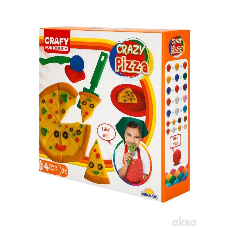 Sunman set CRAZY PIZZA 10 kom (4 boje/6 dodataka)
