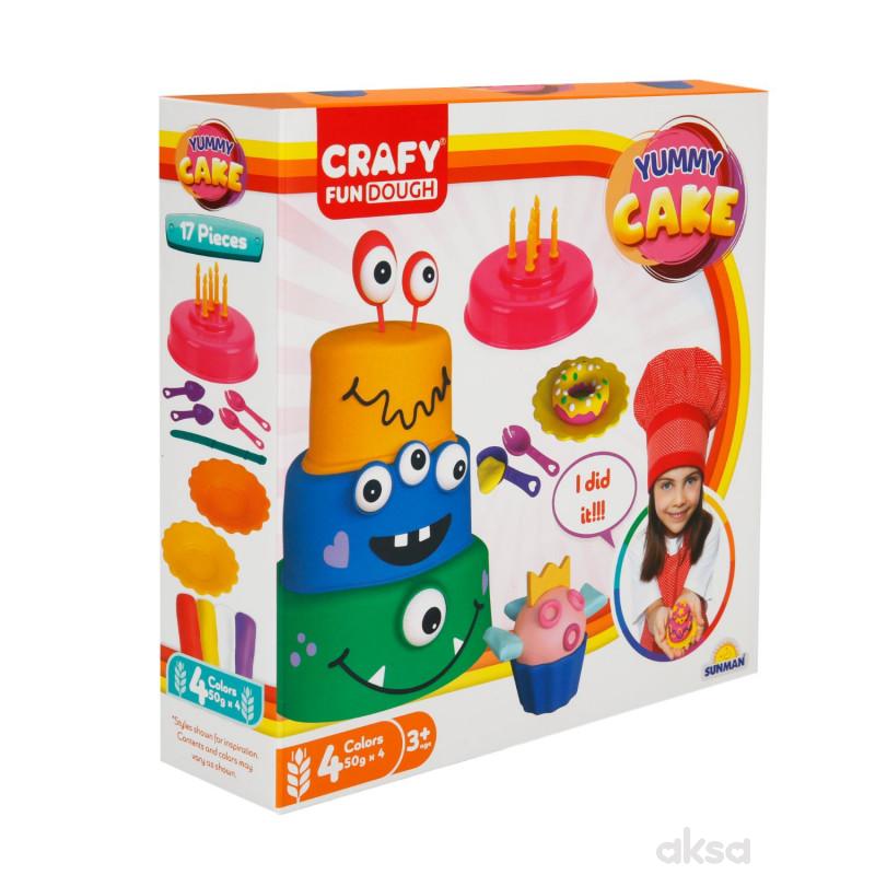 Sunman set YUMMY CAKE 17 kom (4 boje/13 dodataka)