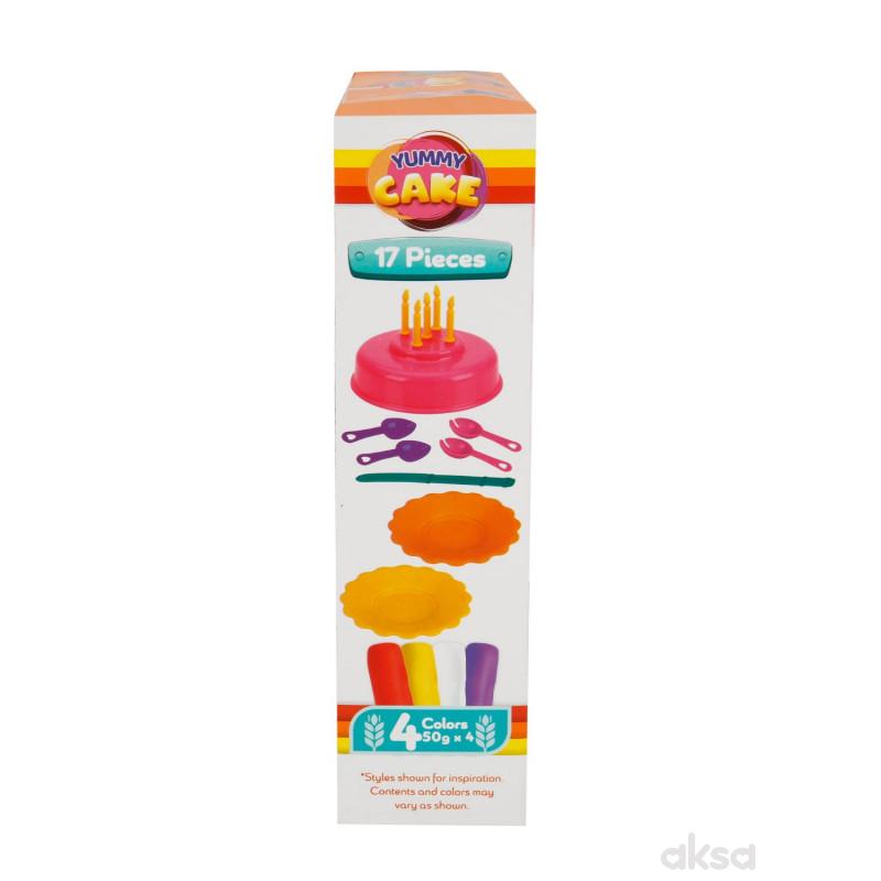 Sunman set YUMMY CAKE 17 kom (4 boje/13 dodataka)