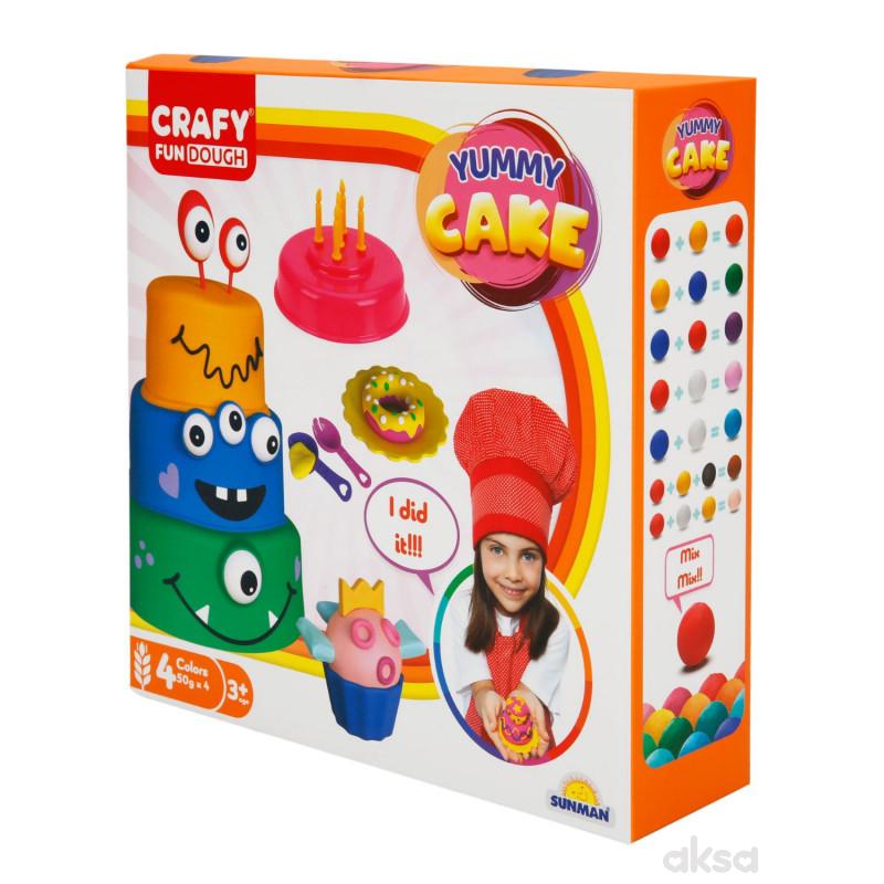 Sunman set YUMMY CAKE 17 kom (4 boje/13 dodataka)