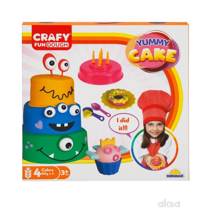 Sunman set YUMMY CAKE 17 kom (4 boje/13 dodataka)