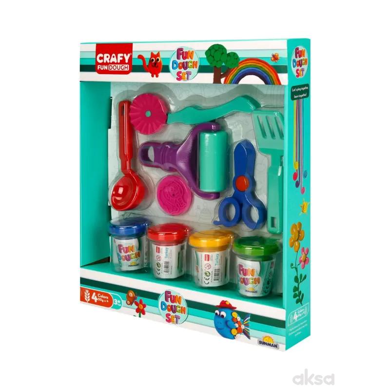 Sunman play set (4 boje x 50 gr. + dodaci ) 