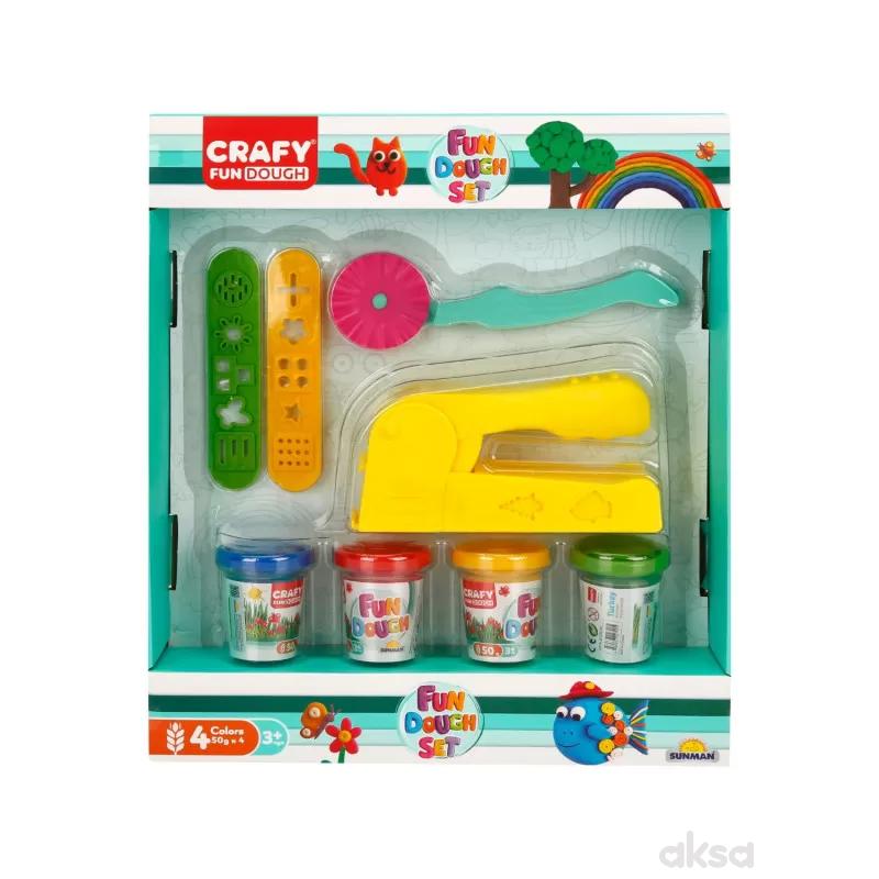 Sunman play set (4 boje x 50 gr. + dodaci ) 