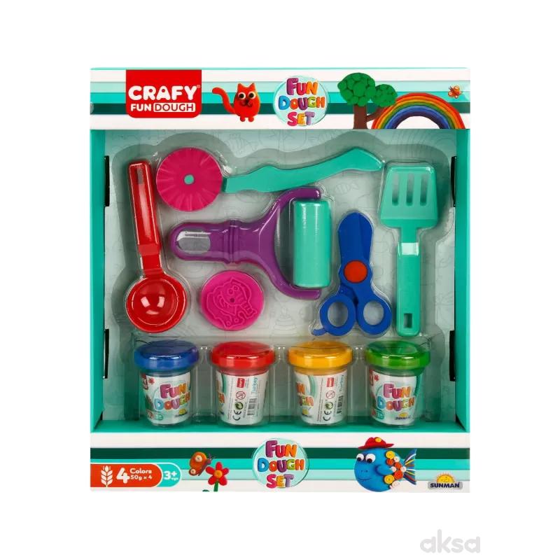 Sunman play set (4 boje x 50 gr. + dodaci ) 