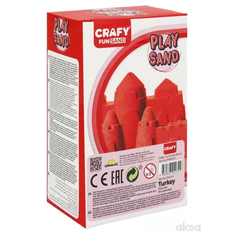 Sunman kinetički pesak 500 gr. crvena boja