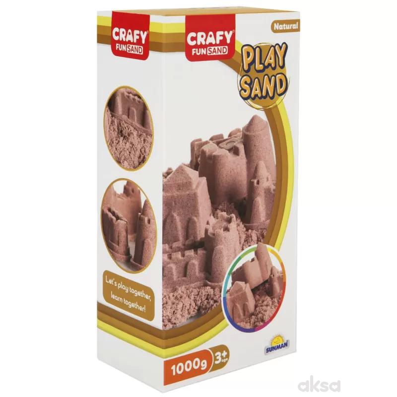 Sunman kinetički pesak 1000 gr. braon boja