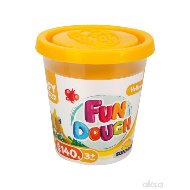 Sunman plastelin 140 gr. žuta boja