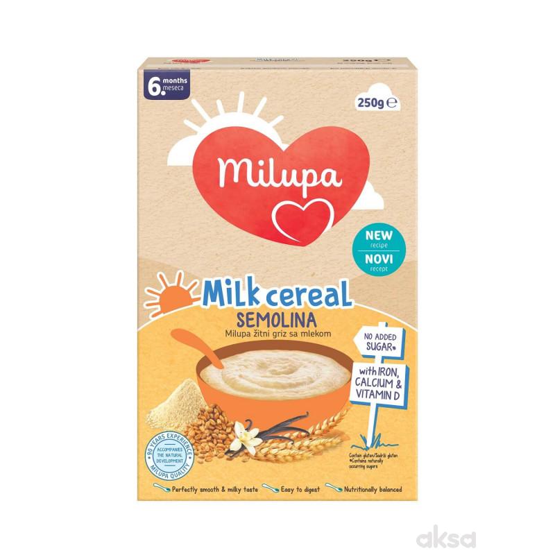Milupa mlečna instant kaša griz 250g