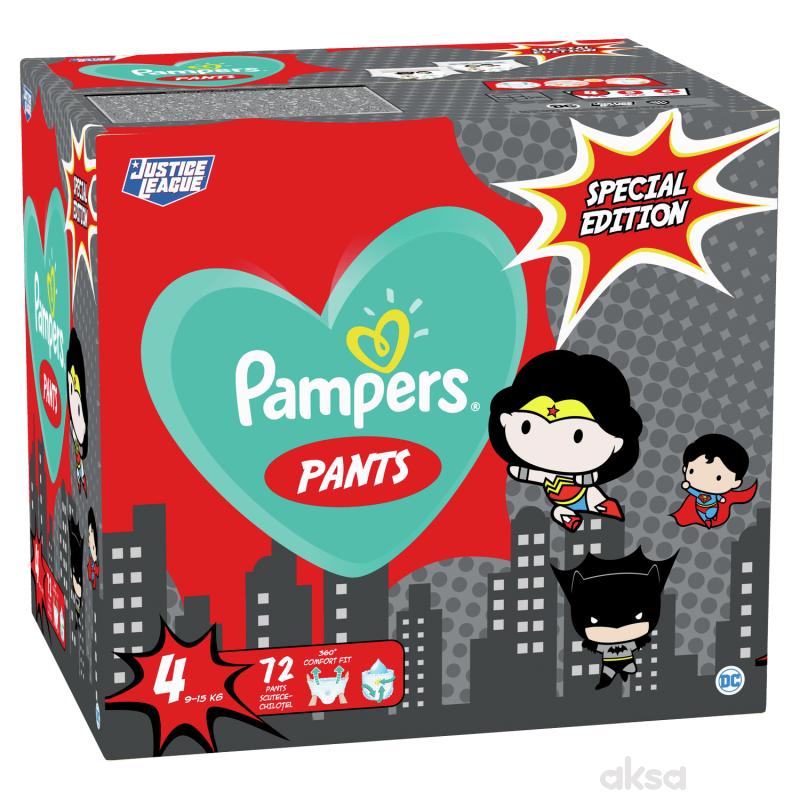 Pampers pants pelene Warner Bross 4 maxi 72 kom