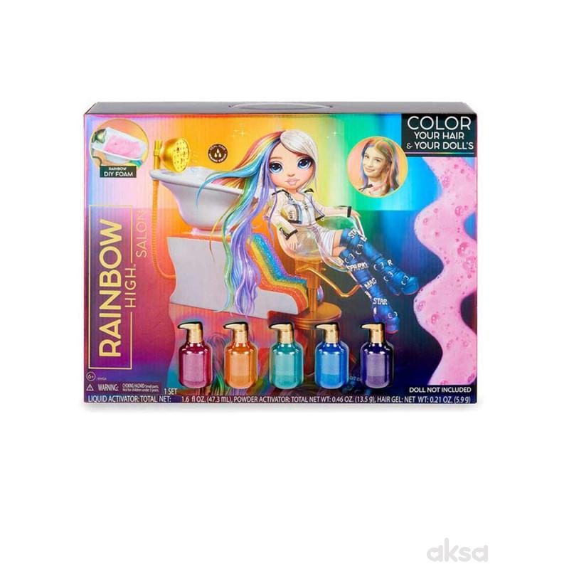 Rainbow high salon set 