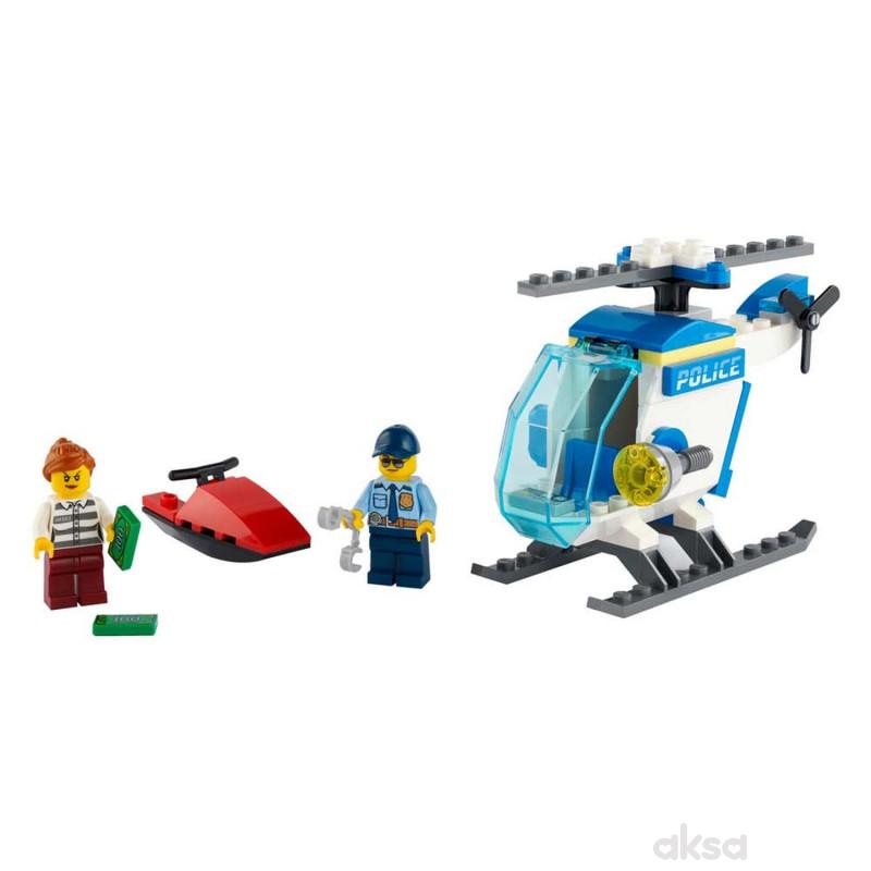 Lego City police helicopter