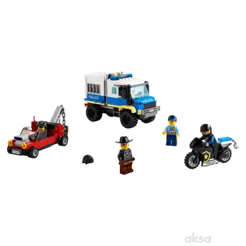 Lego City police prisoner transport 