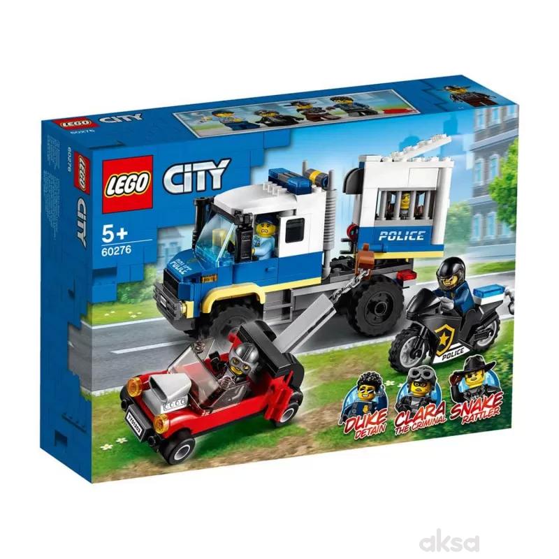 Lego City police prisoner transport