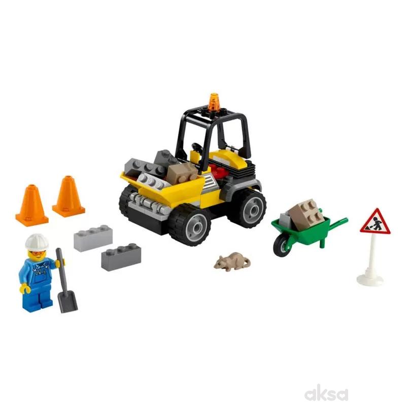 Lego City roadwork truck