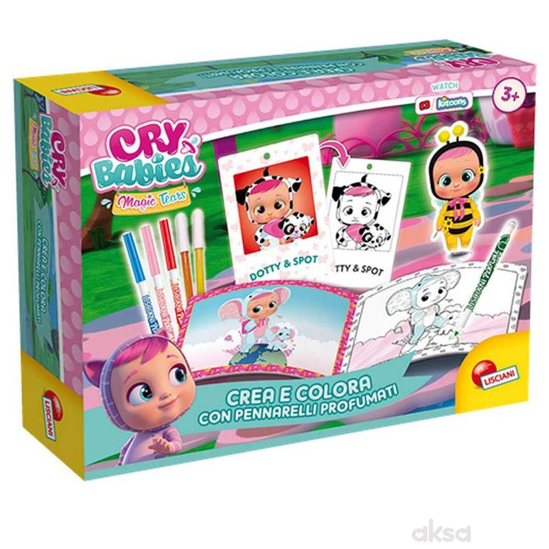 Cry babies bojenje mirišljivim markerima set