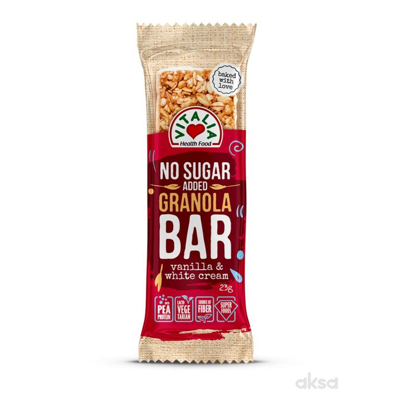 Vitalia Granola bar vanila&beli krem preliv 23g