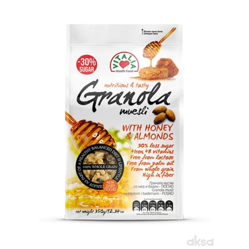 Vitalia Granola musli med&bad+Mg+Fe+B 350g