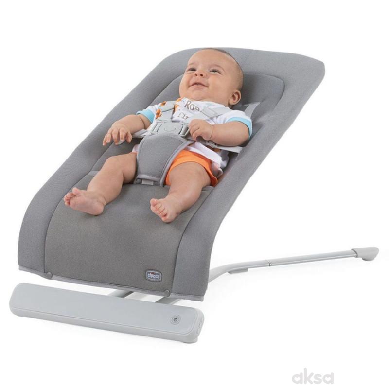 Chicco ležaljka Rhythm n sound Moon grey