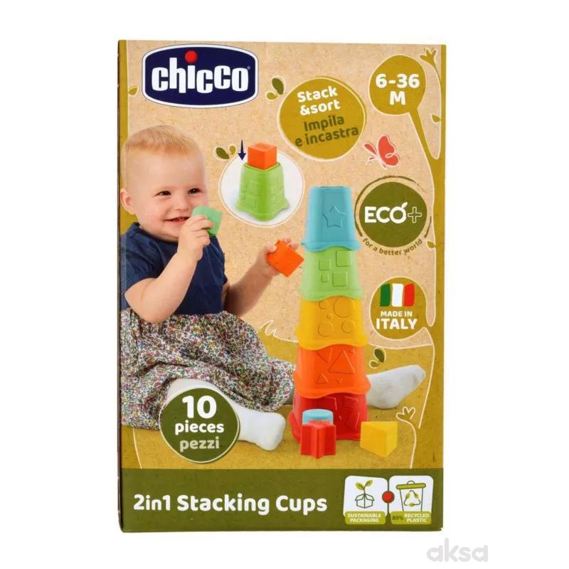 Chicco igračka Eco kupovi za slaganje 