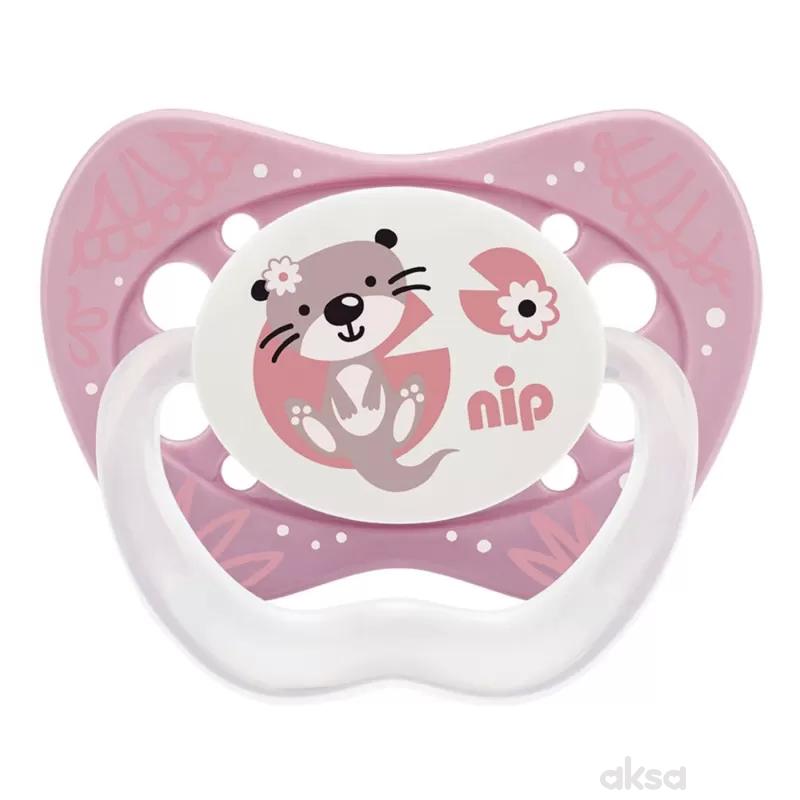 Nip laža Life,silikon 0-6m,2 kom, devojčice