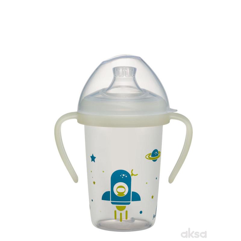 Nip FM PP trening flaša sa svetl. ruč, 270ml, deč