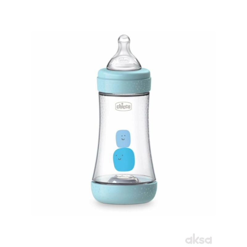 Chicco P5 flašica plava 2m+, 240ml