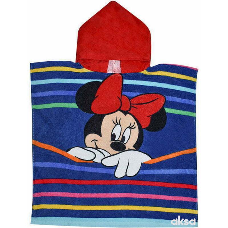 Stamion pončo Minnie,50x100CM,devojčice
