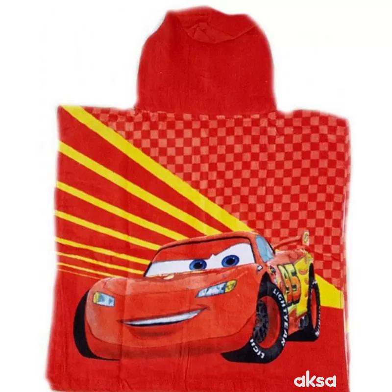 Stamion pončo Cars,50x100CM,dečaci