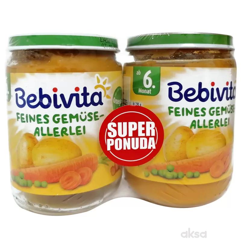 Bebivita kopak mešano fino povrće 190g 1+1 