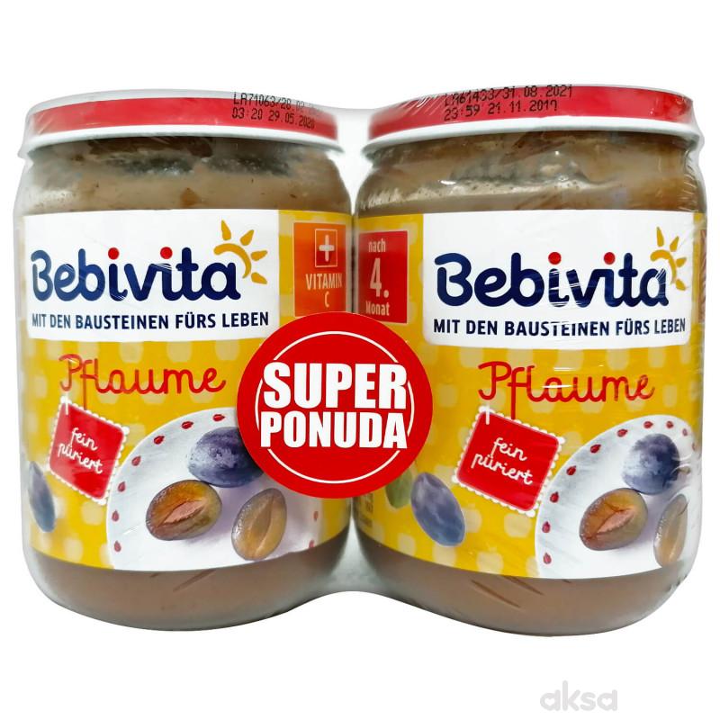 Bebivita kopak kašica šljiva 190g 1+1