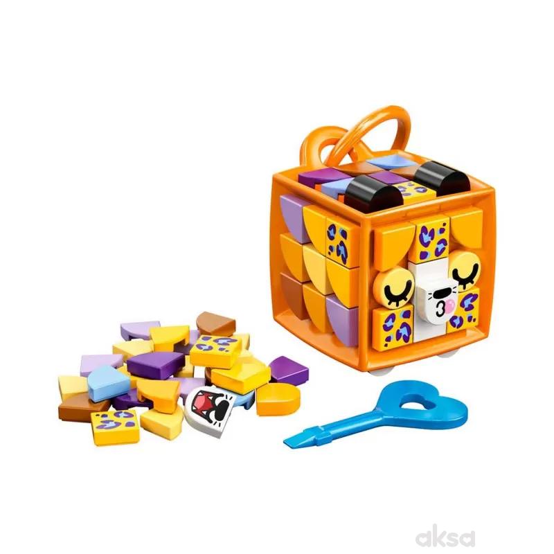 Lego Dots Bag Tag Leopard