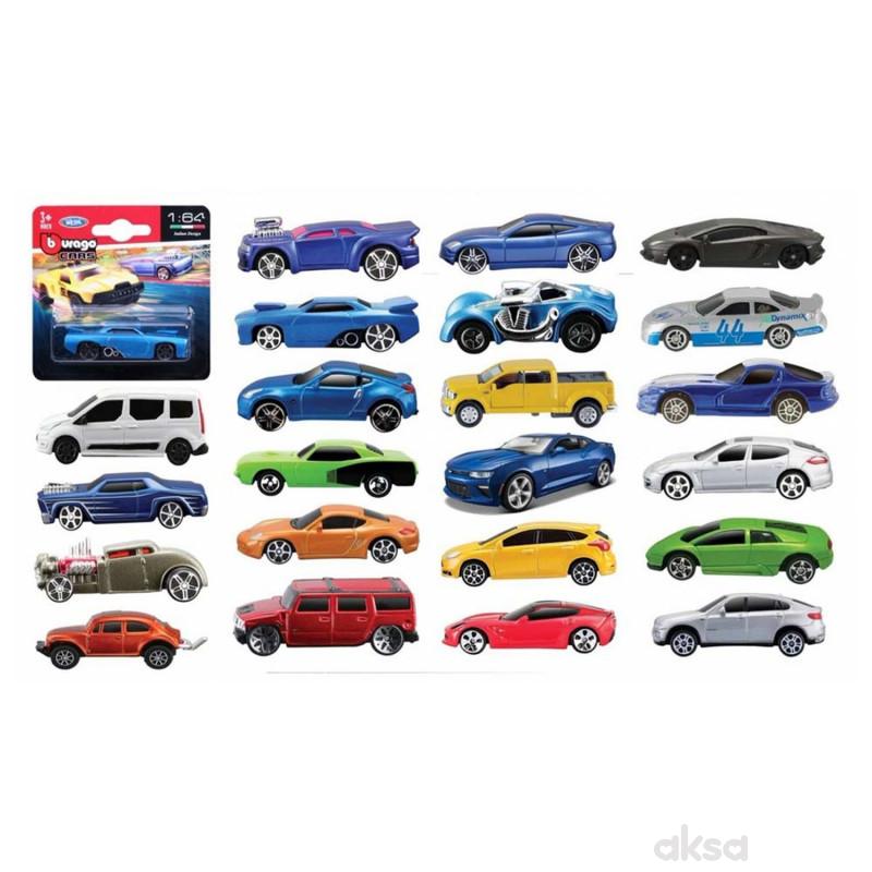 Burago automobil 1:64 asst red blister