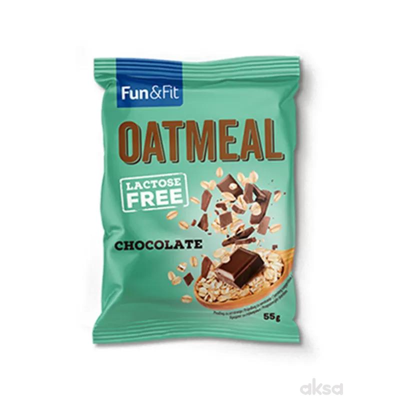 Fun&fit ovsena kaša čokolada 55g