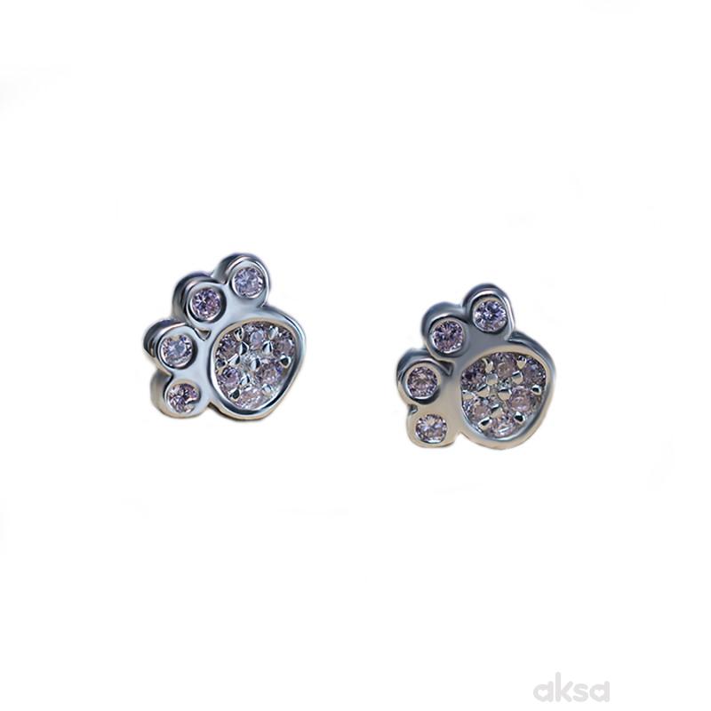 Silver line minđuše AE12546-RO
