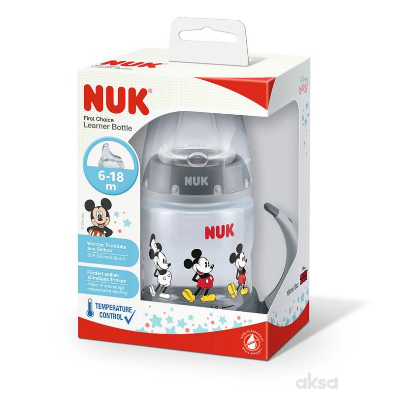 Nuk šolja za učenje sa ručkama Mickey 150ml 