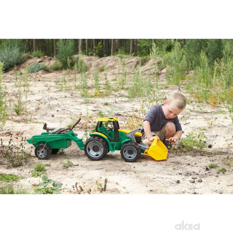Lena igračka Maxi traktor sa lopatom i prikolicom 