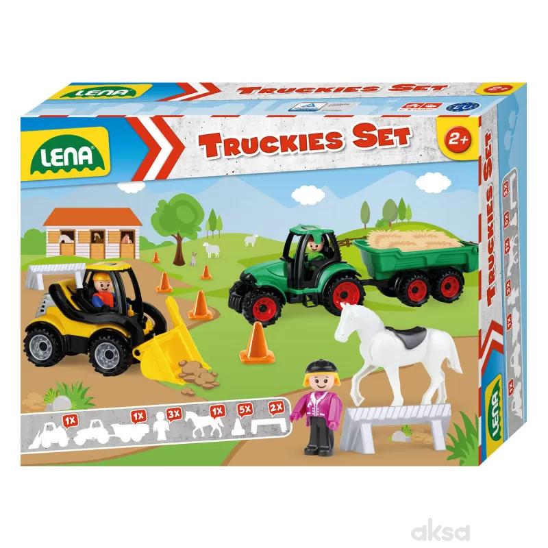 Lena igračka Truckies traktor sa prikolicom 