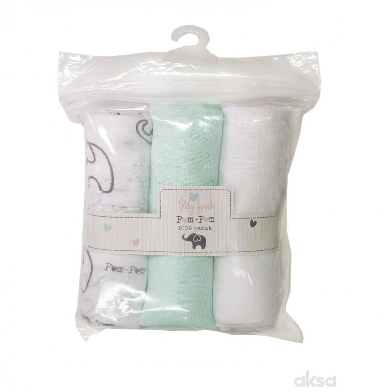 Pom Pom tetra pelene set 3/1, dečaci
