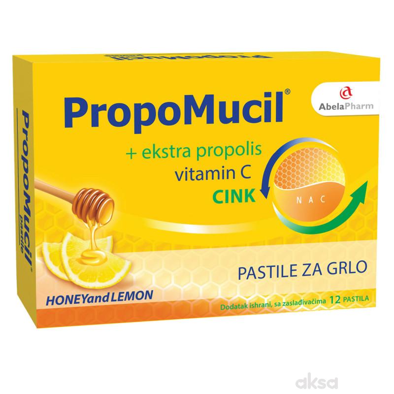 Abela Pharm Propomucil pastile Honey lemon, 12kom