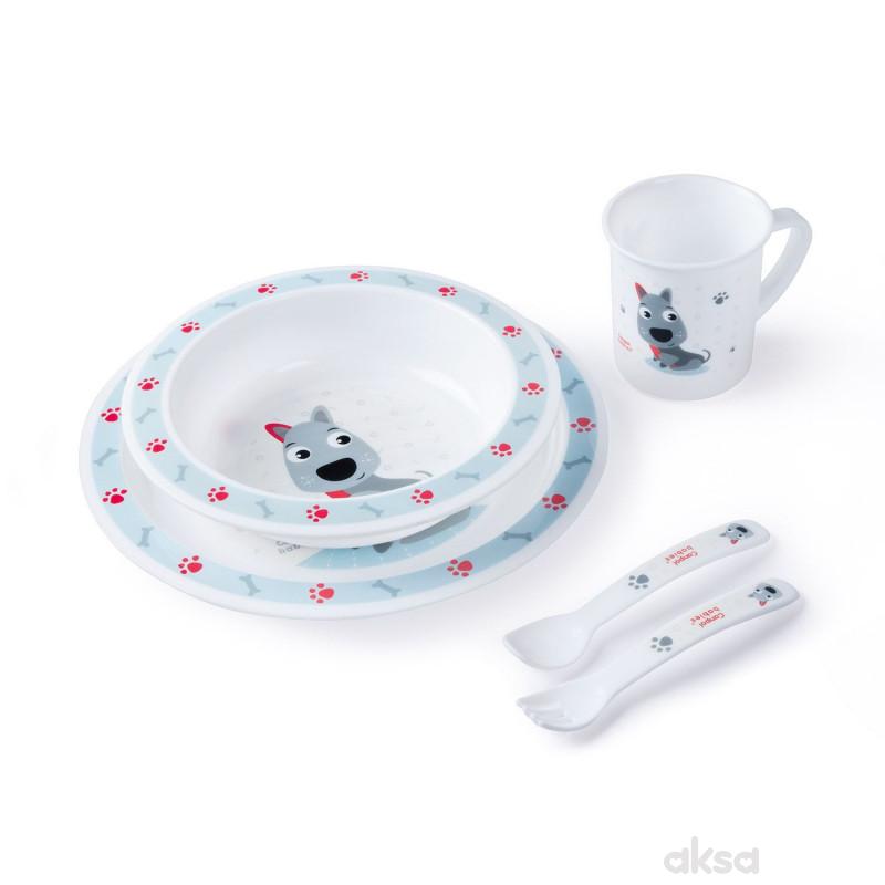 Canpol baby set za hranjenje dog 