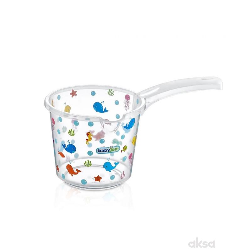 BabyJem bokal za kupanje white transparent ocean