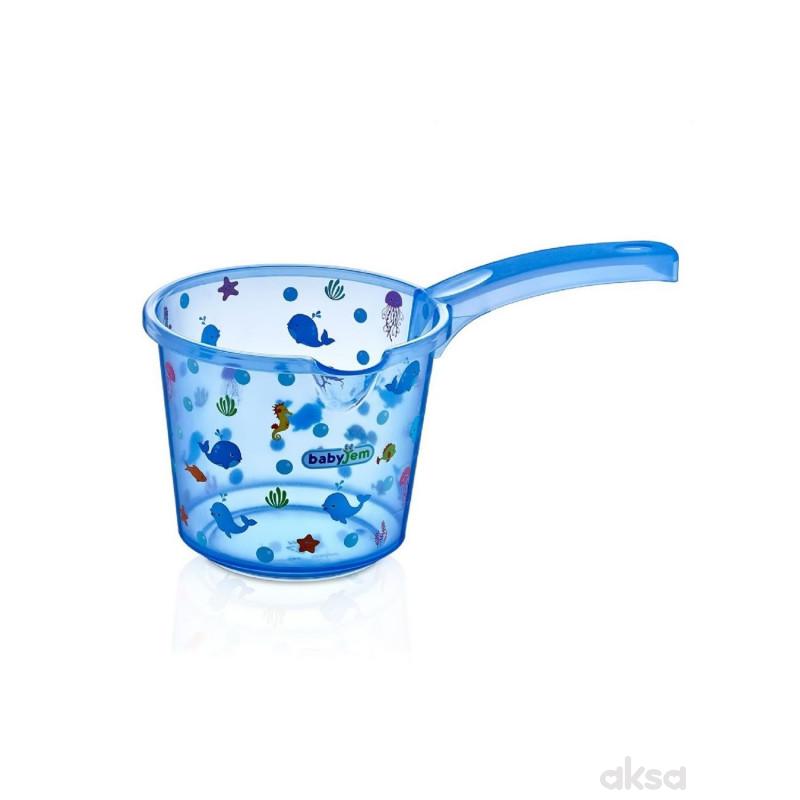 BabyJem bokal za kupanje blue transparent ocean