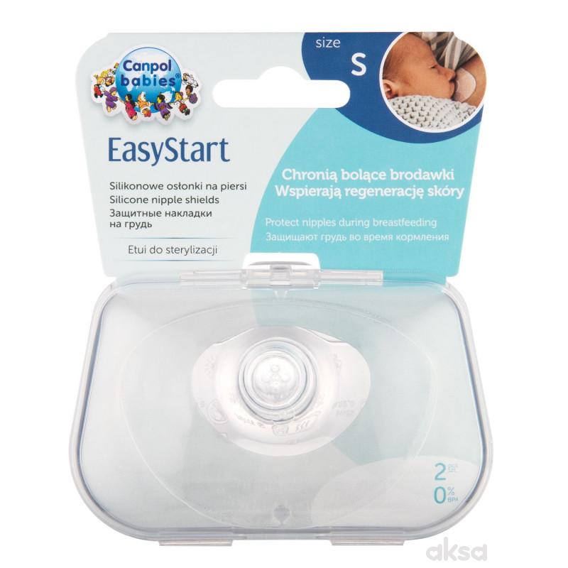 Canpol silikonske bradavice easy start S